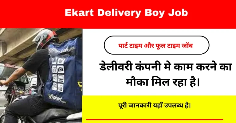 Ekart Delivery Boy Job