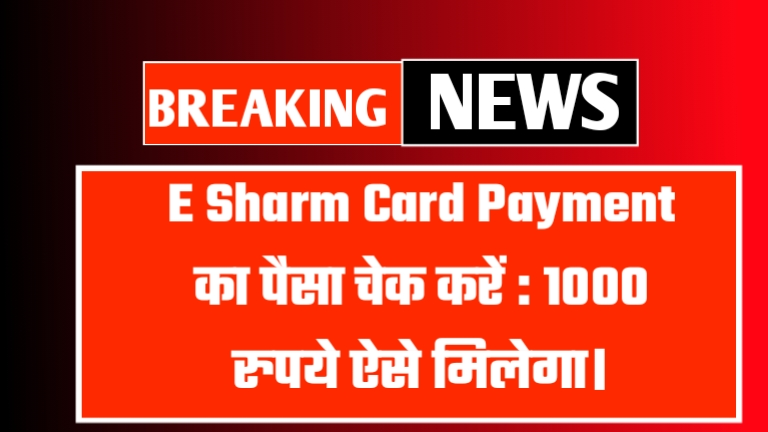E Sharm Card Payment