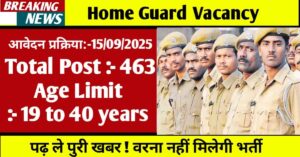 Jharkhand Home Guard Vacancy 2025